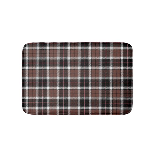Brown Plaid Badrumsmatta (Framsidan)