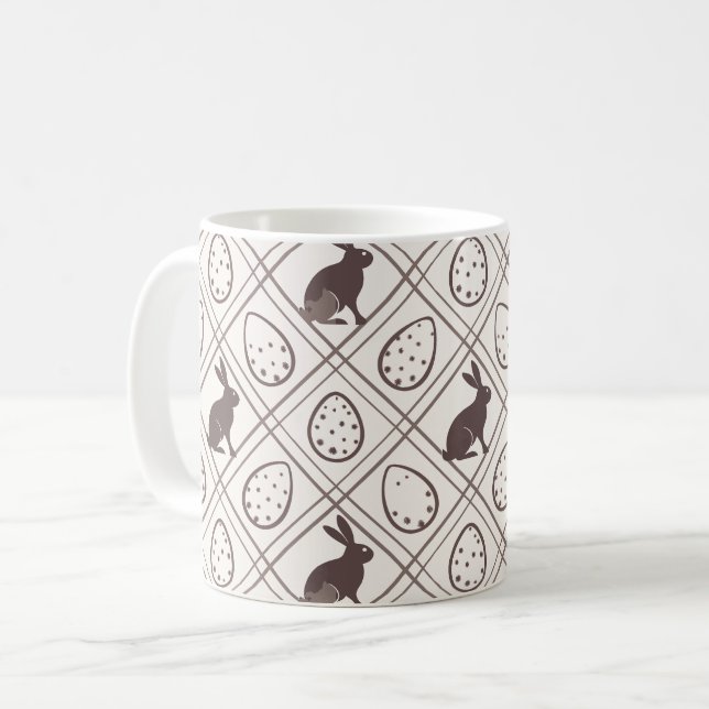 Brown Play Påsk Kaffemugg (Framsida vänster)