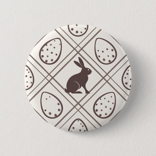 Brown Play Påsk Knapp (Framsida)