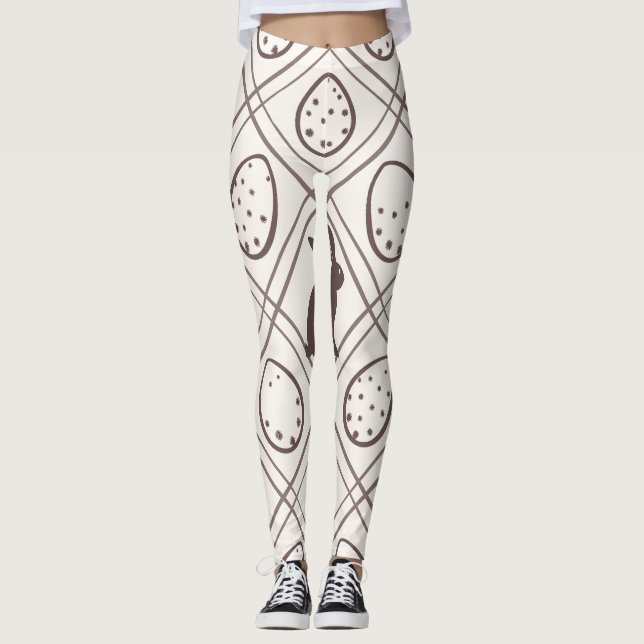 Brown Play Påsk Leggings (Framsida)