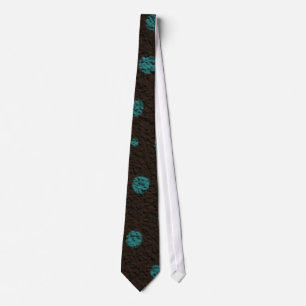 Brown Polka dots Tie Slips