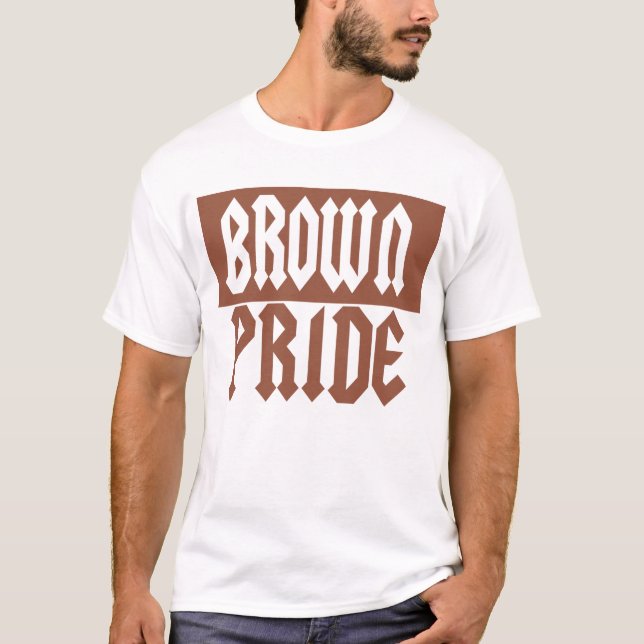 Brown Pride— T-Shirts (Framsida)