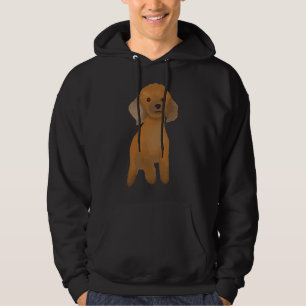 Brown Pudel Pudel Hund Puppy Hoodie