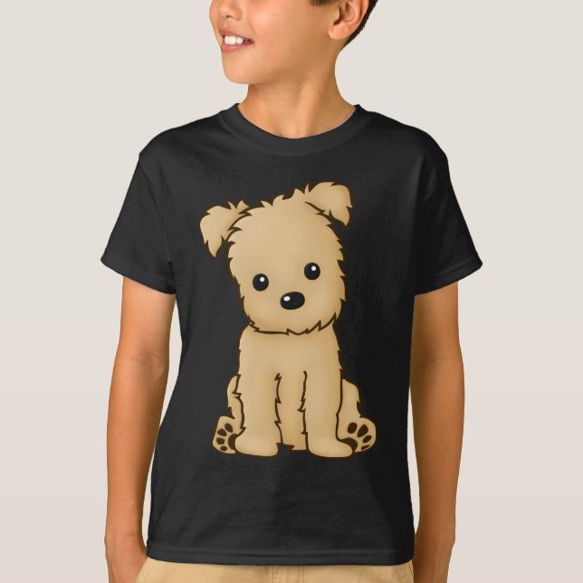 Brown Puppy T Shirt (Framsida)
