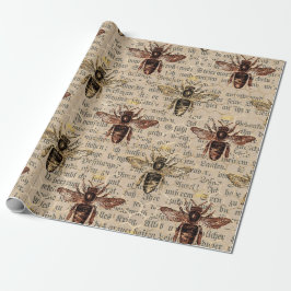 Brown Queen Bee Presentpapper