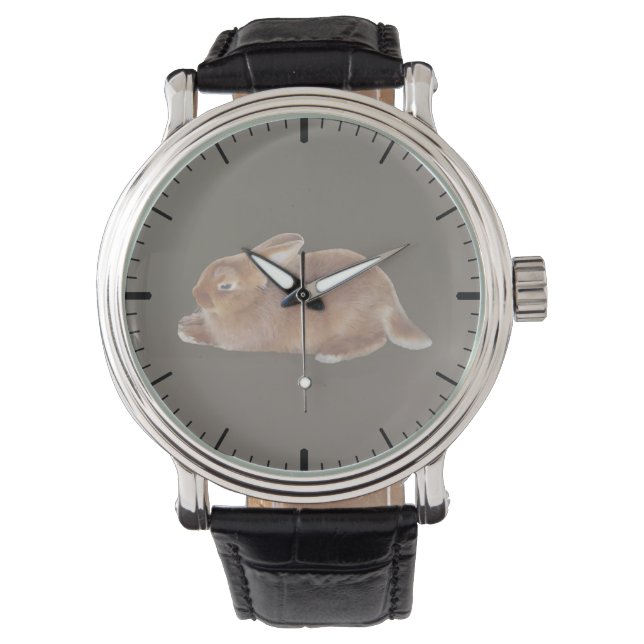 Brown Rabbit Armbandsur (Framsida)