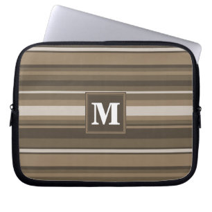 Brown rand laptop sleeve