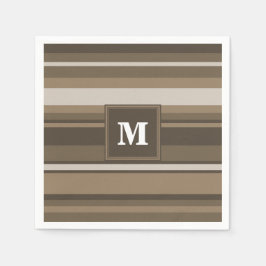 Brown rand pappersservett