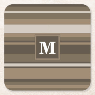 Brown rand underlägg papper kvadrat