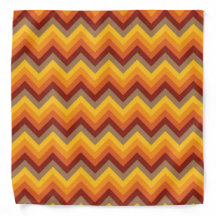 BROWN RED ORANGE GULT ZIG ZAG RAND