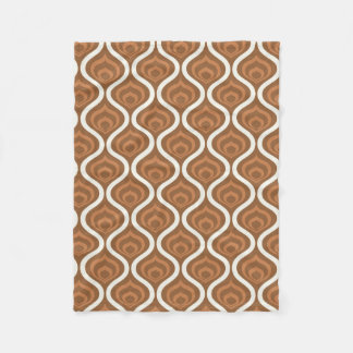 Brown Retro Fleecefilt