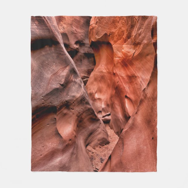 Brown rock formations fleecefilt (Framsidan)