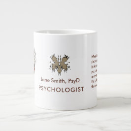 Brown Rorschach Psychology Customizable Freud Figu Jumbo Mugg
