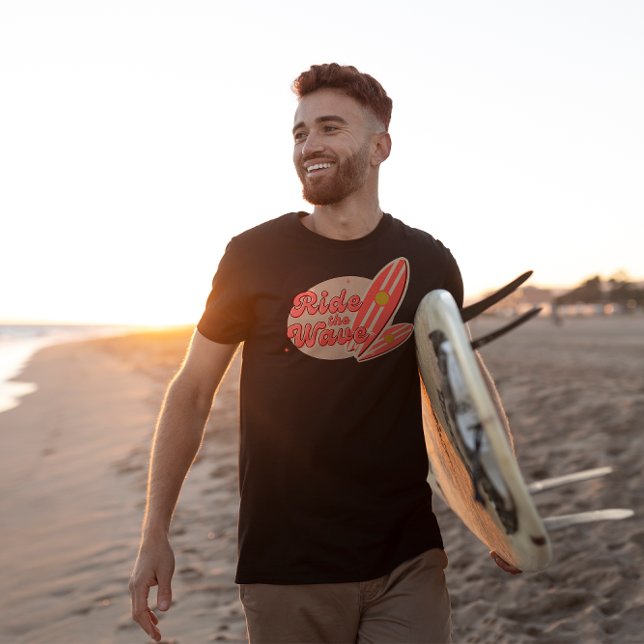 Brown Rosa Vintage Ride Wave T-shirt (Skapare uppladdad)