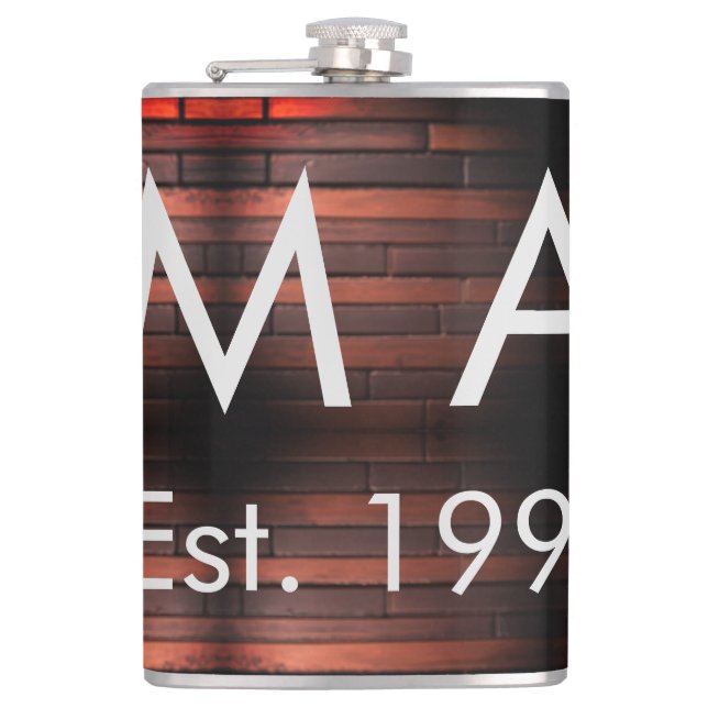 Brown rustic brick stone add name letter year date fickplunta (Framsidan)