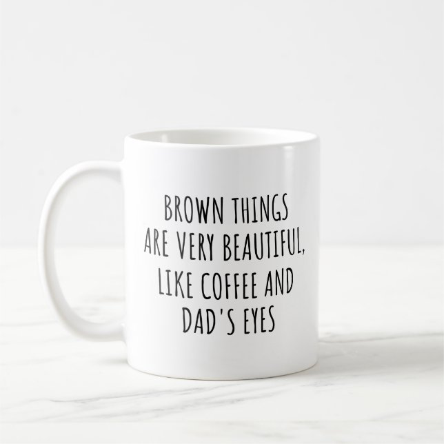 Brown Sak är mycket vacker, som kaffe Pappa Kaffemugg (Vänster)