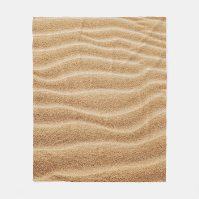 BROWN SAND MED SHADOW OF PERSON FLEECEFILT (Framsidan)