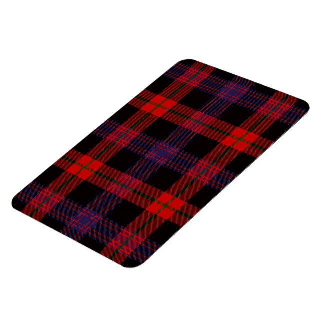 Brown Scottish Klan Tartan Play Magnet (Vänstra Sidan)