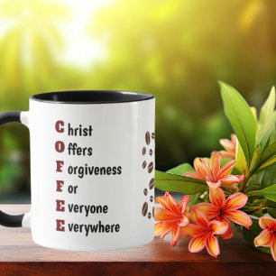 Brown Simple morse Coffee Mugg