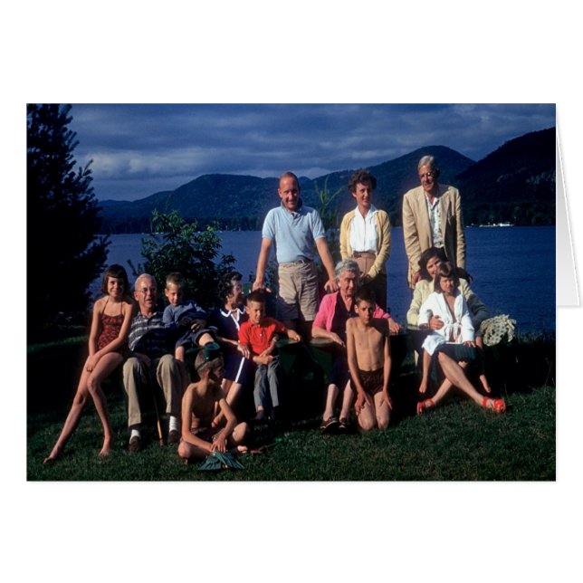Brown/Simpson/tränger igenom, ca 1957 Hälsningskort (Framsidan Horizontal)