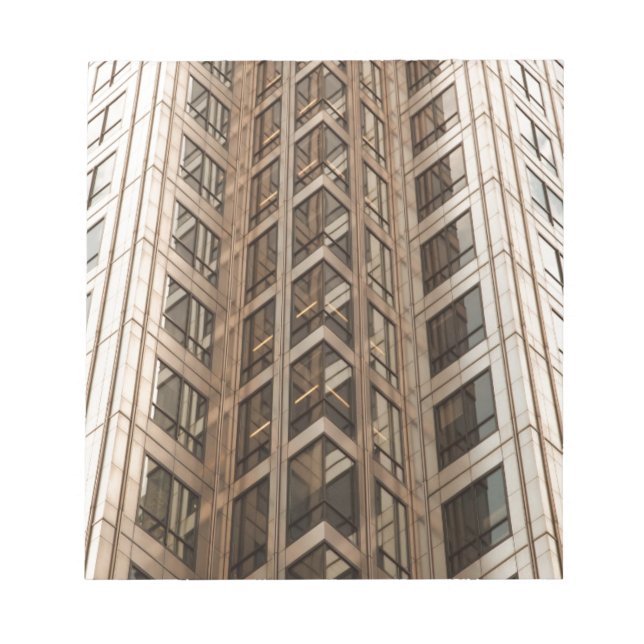 Brown Skyscraper Struktur Anteckningsblock (Framsida)