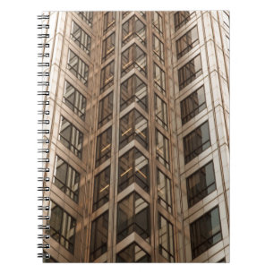 Brown Skyscraper Struktur Anteckningsbok Med Spiral