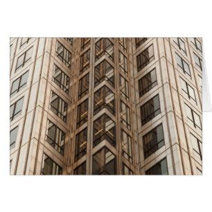 Brown Skyscraper Struktur Hälsningskort