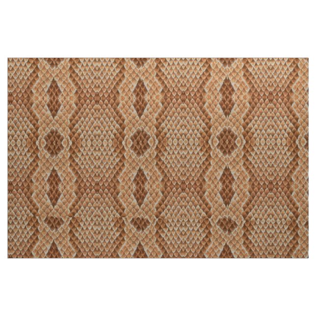 Brown Snake Skin Tyg (Yard)