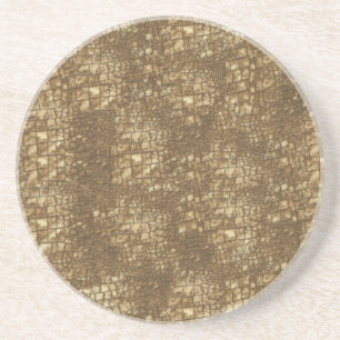Brown Snake Skin Underlägg
