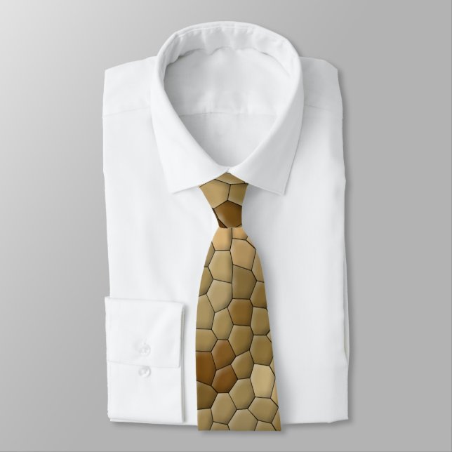 Brown Snakeskin Mönster Slips (Bunden)