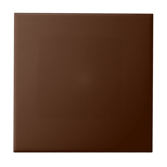 Brown Solid Färg Tile Kakelplatta (Framsidan)