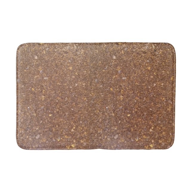Brown Specklad Bath Mat Badrumsmatta (Framsidan)