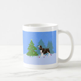 Brown Springer spanel Decoration Julgran Kaffemugg