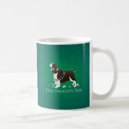 Brown Springer spanel Hund Feliz Naughty Hund Kaffemugg