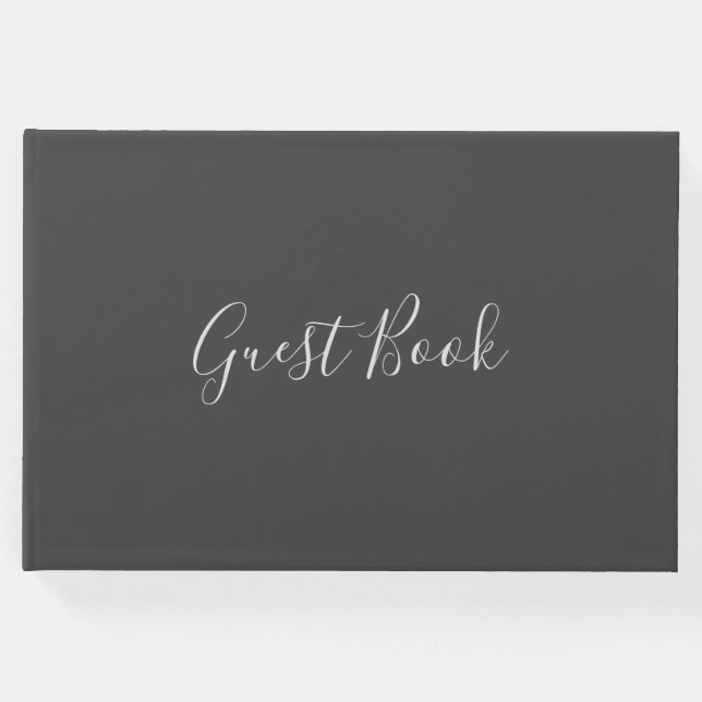 Brown Standard Guest Bok | Luxurit Bröllop (Framsida)