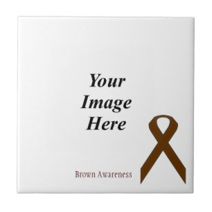 Brown Standard Ribbon av Kenneth Yoncich Kakelplatta