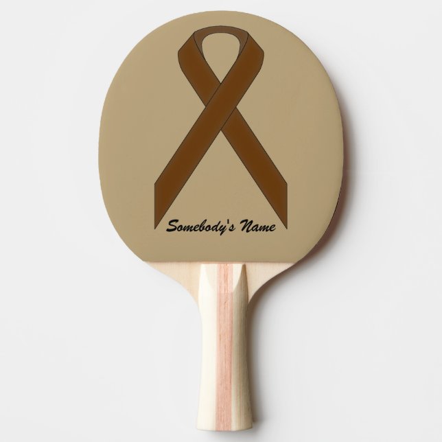 Brown Standard Ribbon av Kenneth Yoncich Pingisracket (Framsidan)