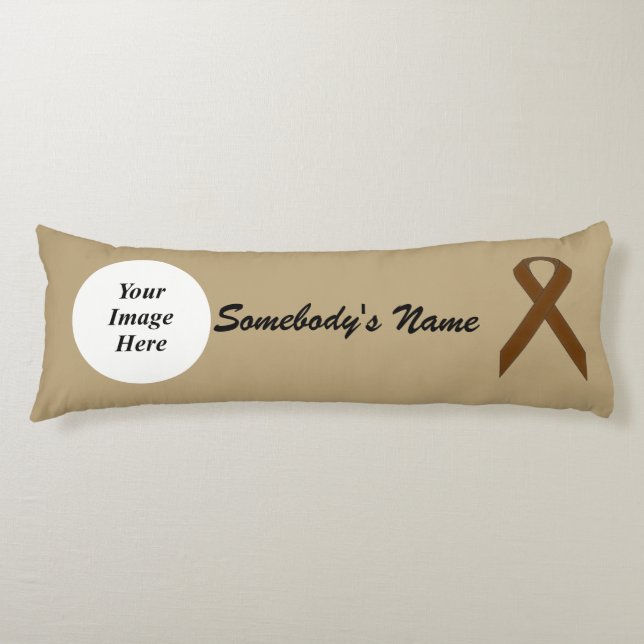 Brown Standard Ribbon Template by Kenneth Yoncich Kroppskudde (Framsidan)