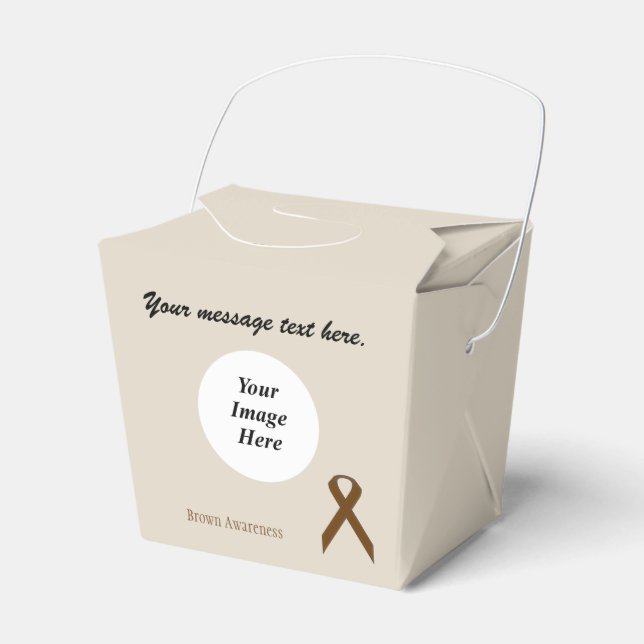 Brown Standard Ribbon Template by Kenneth Yoncich Presentaskar (Framsidan Sidan)
