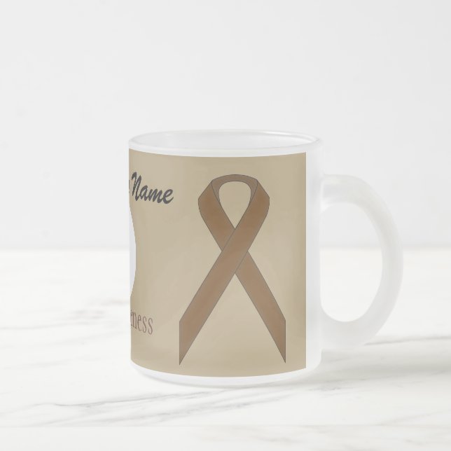 Brown Standard Ribbon Tmpl av Kenneth Yoncich Frostad Glasmugg (Höger)