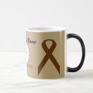 Brown Standard Ribbon Tmpl av Kenneth Yoncich Magisk Mugg