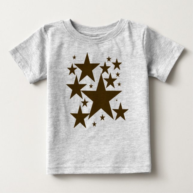 Brown Star T-Shirt (Framsida)