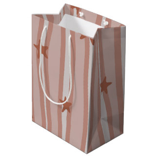 Brown Stars och stripes Beach Theme