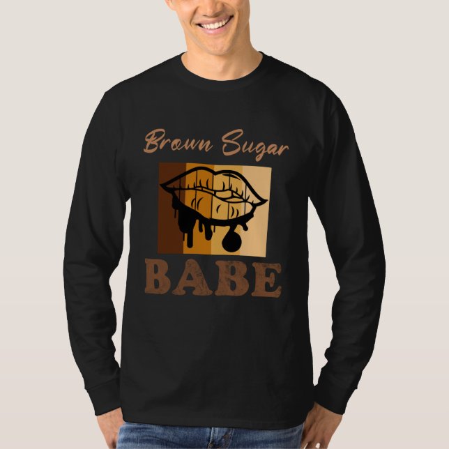 Brown Sugar Babe  8 T Shirt (Framsida)