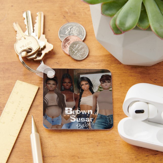 Brown Sugar Babes Keychain 1 Nyckelring (Skrivbord)