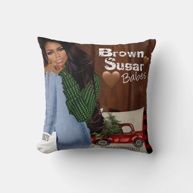 Brown Sugar Babes Pillow 1 Kudde (Framsida)