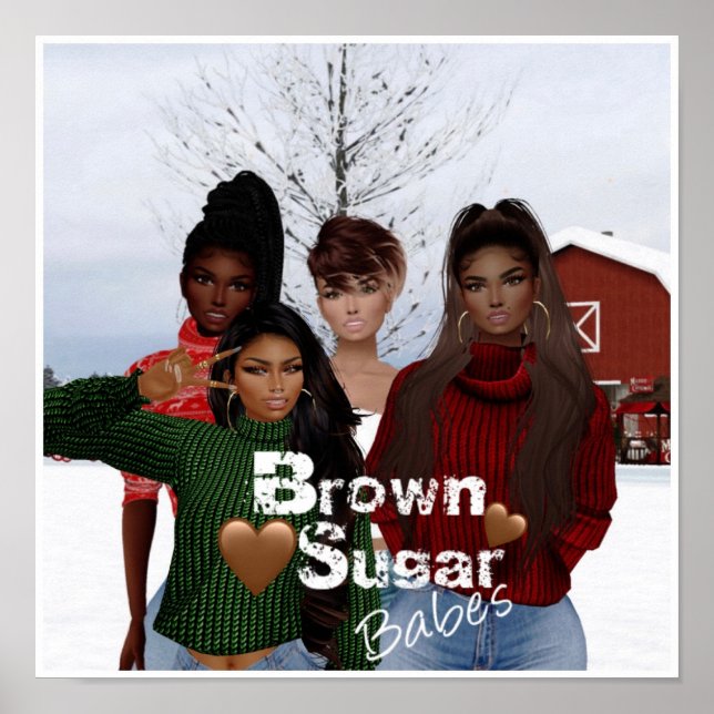 Brown Sugar Babes Poster 3 (Framsidan)
