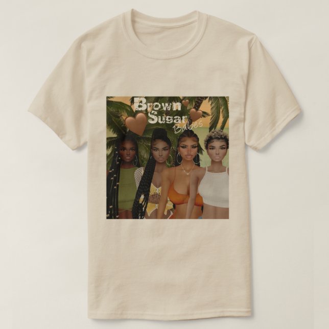 Brown Sugar Babes T-Shirt 13 (Design framsida)