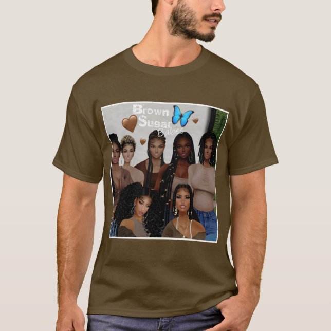 Brown Sugar Babes T-Shirt 17 (Framsida)