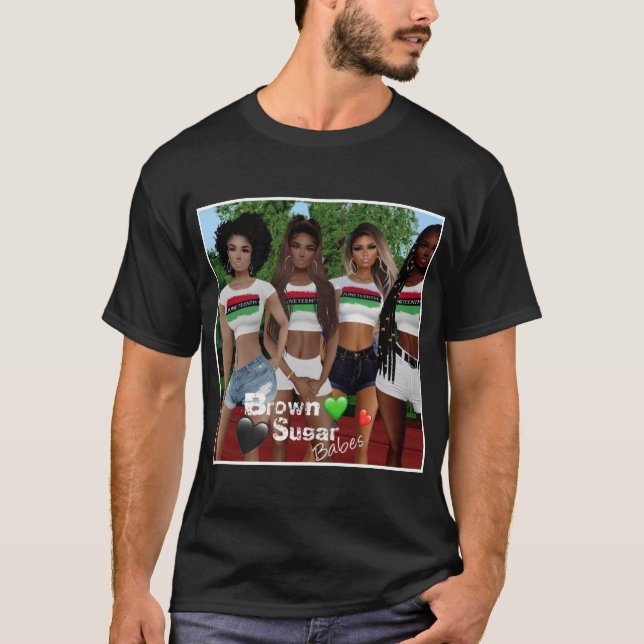 Brown Sugar Babes T-Shirt 7 (Framsida)
